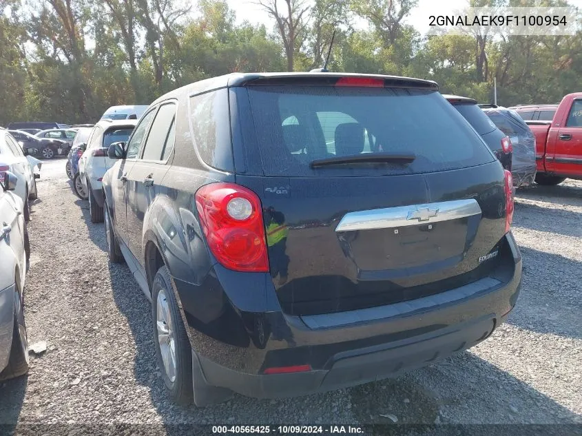 2GNALAEK9F1100954 2015 Chevrolet Equinox Ls