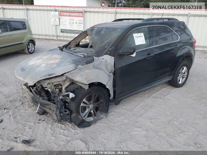 2GNALCEKXF6167318 2015 Chevrolet Equinox 2Lt