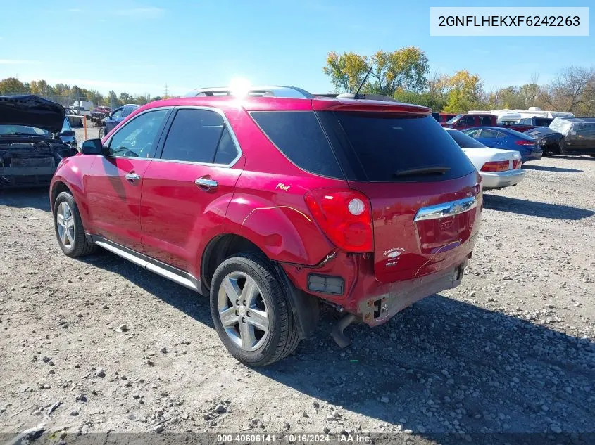 2GNFLHEKXF6242263 2015 Chevrolet Equinox Ltz