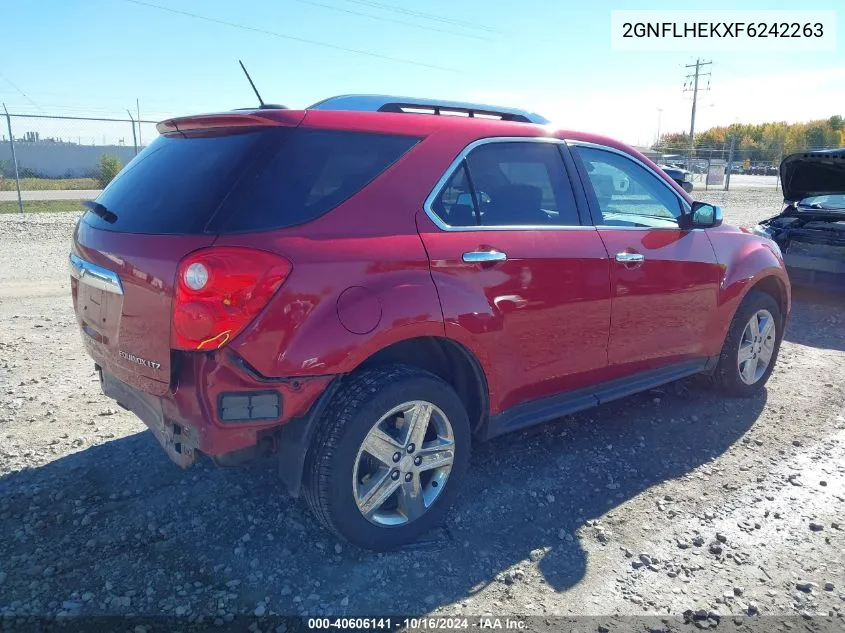 2GNFLHEKXF6242263 2015 Chevrolet Equinox Ltz