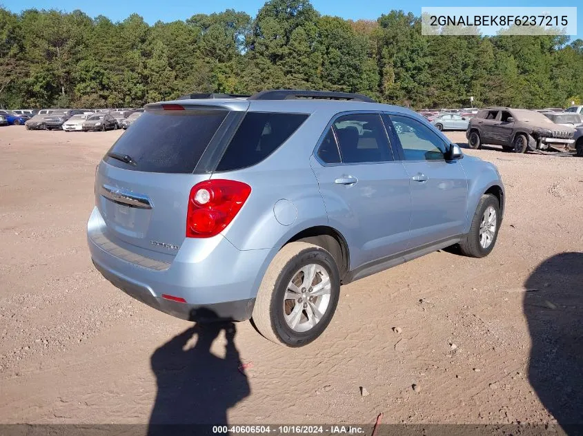 2015 Chevrolet Equinox 1Lt VIN: 2GNALBEK8F6237215 Lot: 40606504