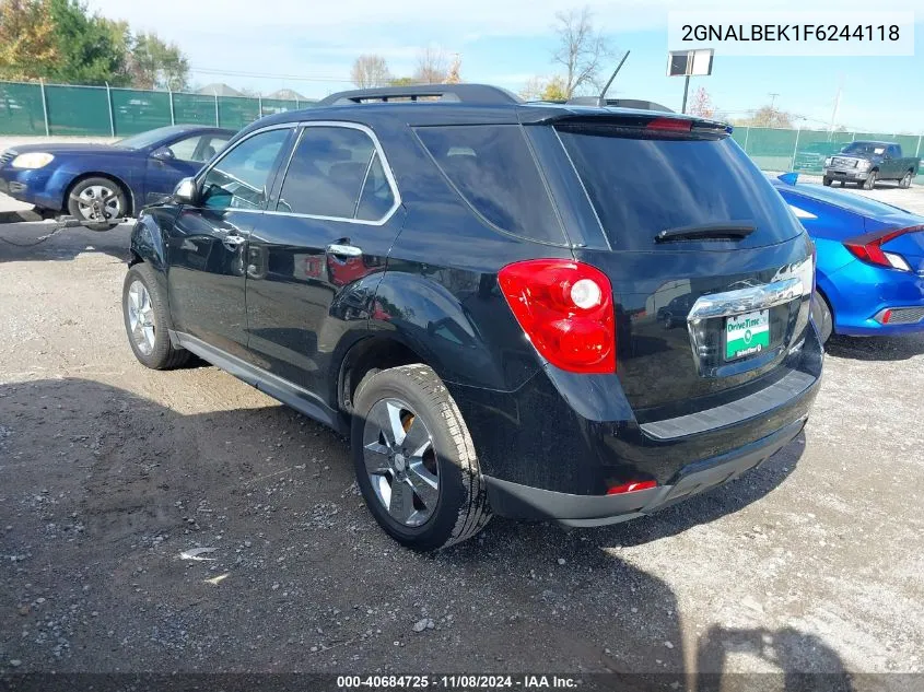 2GNALBEK1F6244118 2015 Chevrolet Equinox 1Lt