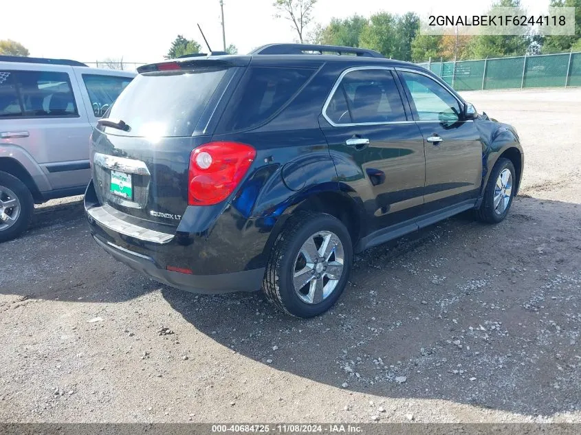 2GNALBEK1F6244118 2015 Chevrolet Equinox 1Lt