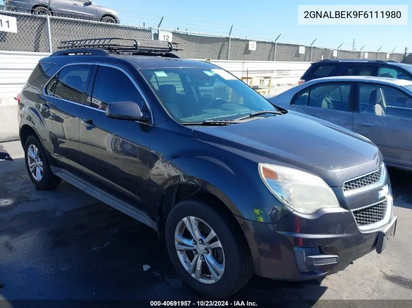 2015 Chevrolet Equinox 1Lt VIN: 2GNALBEK9F6111980 Lot: 40691957