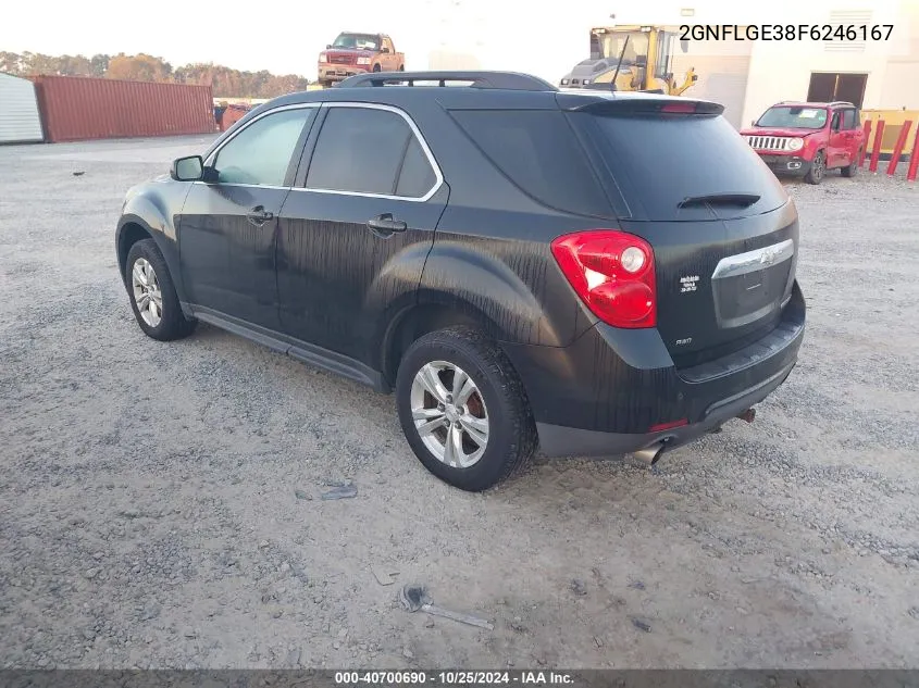 2015 Chevrolet Equinox 2Lt VIN: 2GNFLGE38F6246167 Lot: 40700690