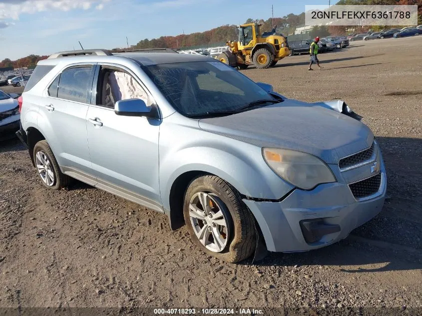 2015 Chevrolet Equinox 1Lt VIN: 2GNFLFEKXF6361788 Lot: 40718293