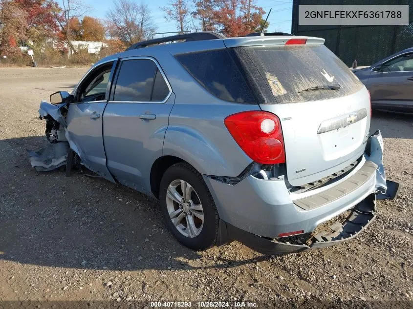 2015 Chevrolet Equinox 1Lt VIN: 2GNFLFEKXF6361788 Lot: 40718293