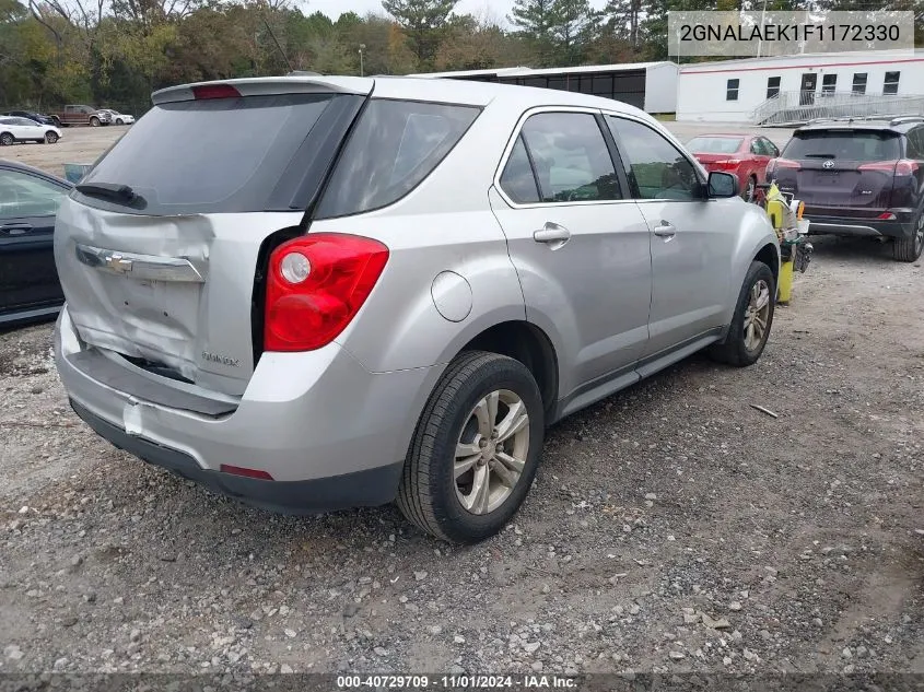 2015 Chevrolet Equinox Ls VIN: 2GNALAEK1F1172330 Lot: 40729709