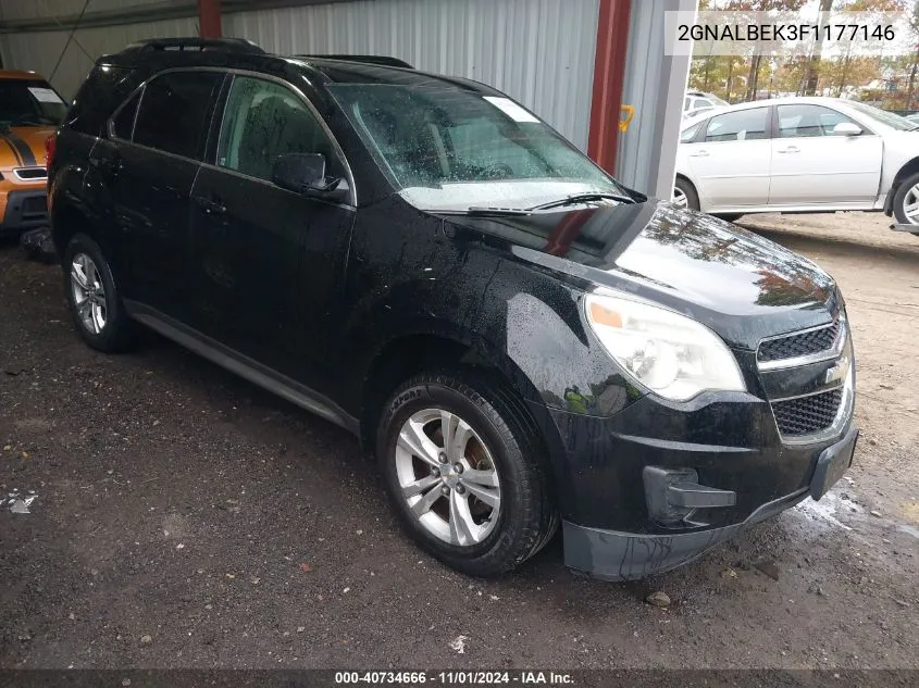 2015 Chevrolet Equinox 1Lt VIN: 2GNALBEK3F1177146 Lot: 40734666