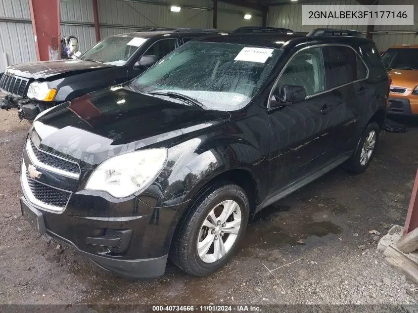 2015 Chevrolet Equinox 1Lt VIN: 2GNALBEK3F1177146 Lot: 40734666