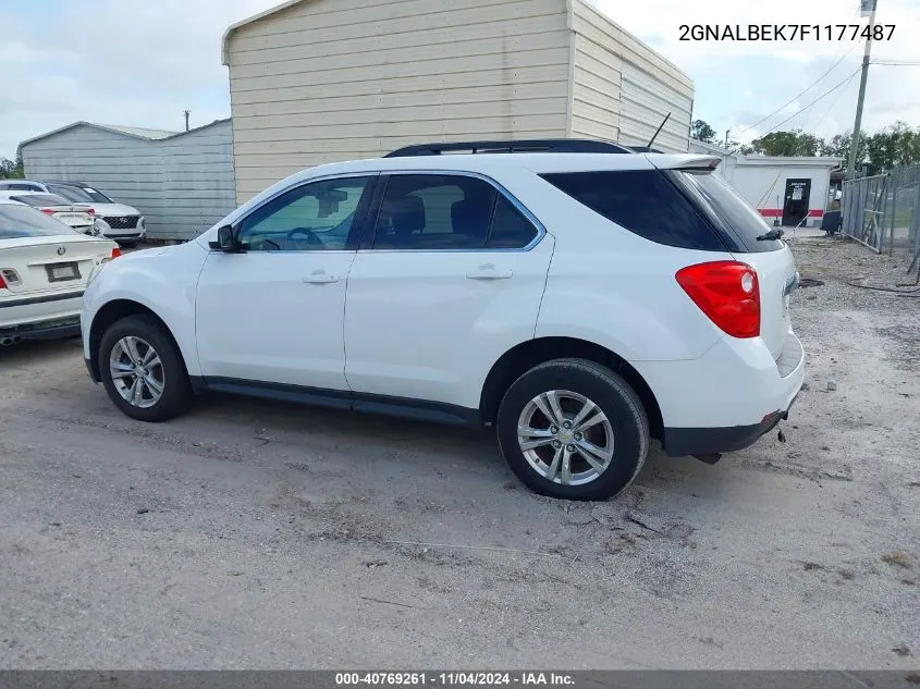 2015 Chevrolet Equinox 1Lt VIN: 2GNALBEK7F1177487 Lot: 40769261