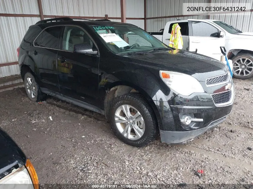 2015 Chevrolet Equinox 2Lt VIN: 2GNFLCE30F6431242 Lot: 40779191