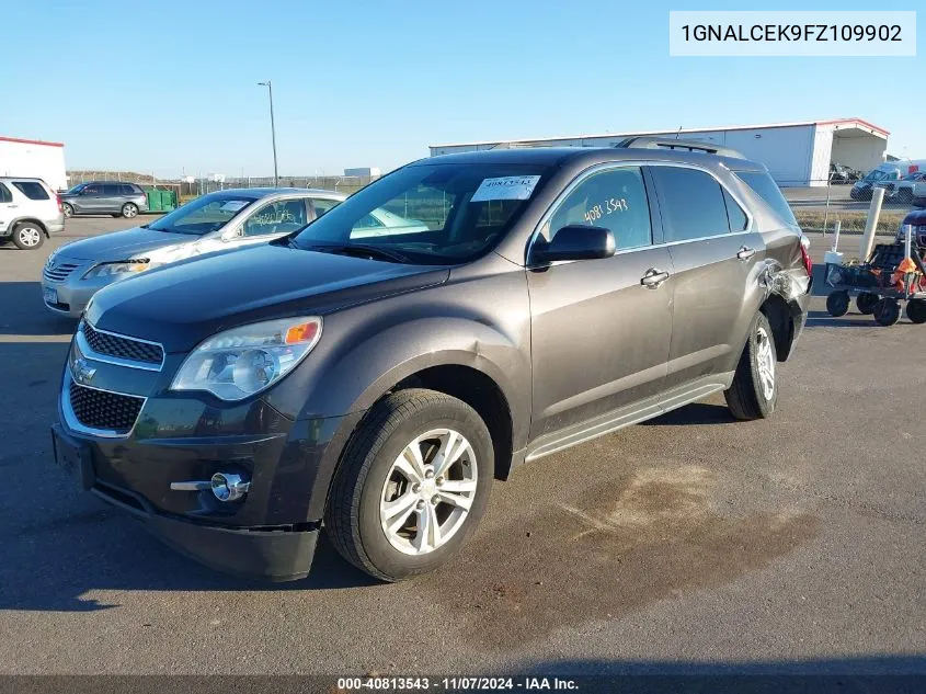 2015 Chevrolet Equinox 2Lt VIN: 1GNALCEK9FZ109902 Lot: 40813543