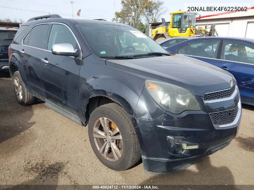 2015 Chevrolet Equinox 1Lt VIN: 2GNALBEK4F6225062 Lot: 40824712