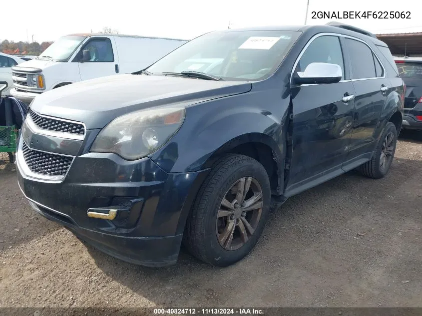 2015 Chevrolet Equinox 1Lt VIN: 2GNALBEK4F6225062 Lot: 40824712