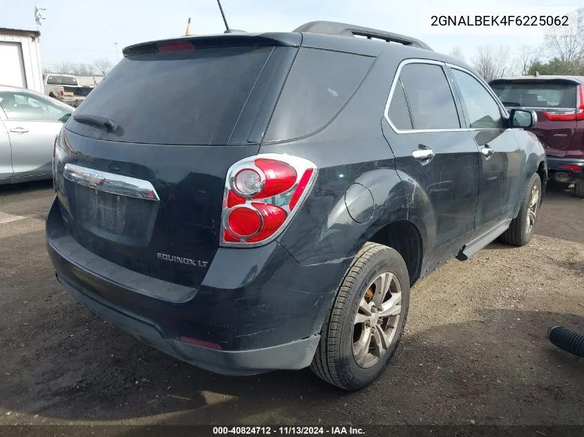 2015 Chevrolet Equinox 1Lt VIN: 2GNALBEK4F6225062 Lot: 40824712