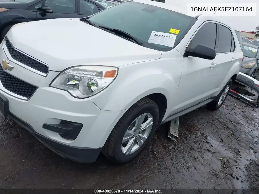 2015 Chevrolet Equinox Ls VIN: 1GNALAEK5FZ107164 Lot: 40825578