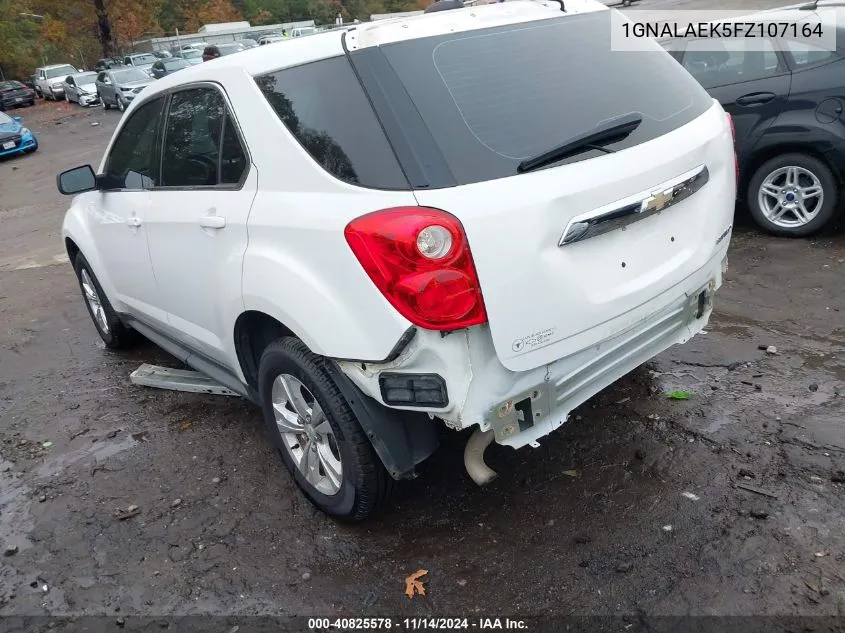 2015 Chevrolet Equinox Ls VIN: 1GNALAEK5FZ107164 Lot: 40825578