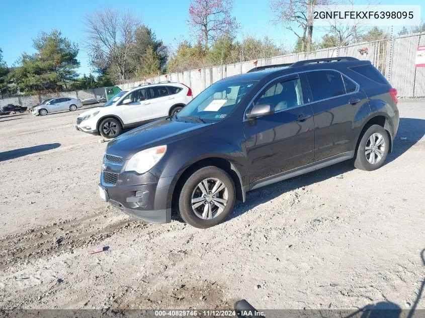 2015 Chevrolet Equinox 1Lt VIN: 2GNFLFEKXF6398095 Lot: 40829746