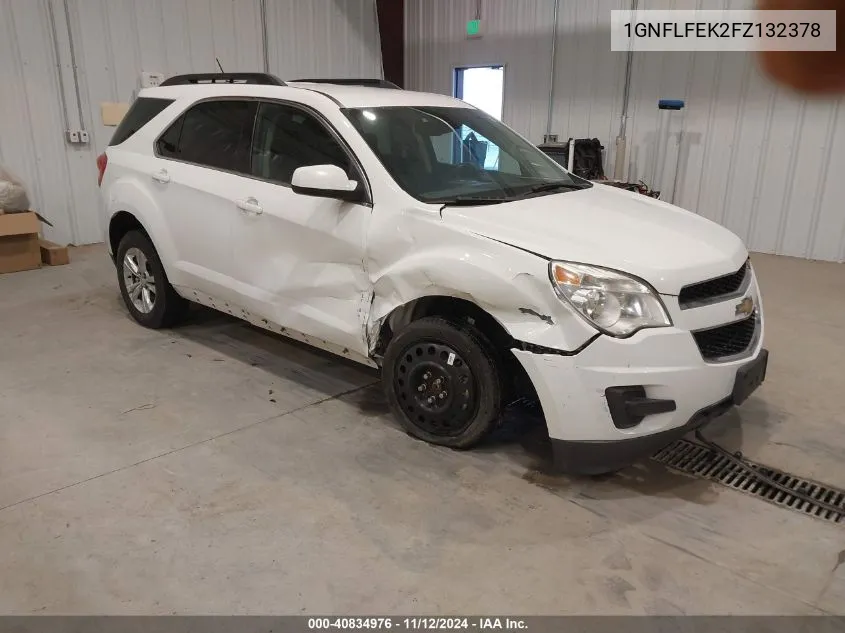 2015 Chevrolet Equinox 1Lt VIN: 1GNFLFEK2FZ132378 Lot: 40834976