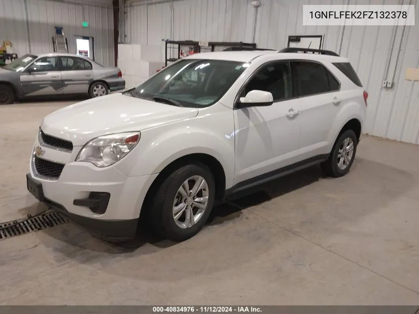 2015 Chevrolet Equinox 1Lt VIN: 1GNFLFEK2FZ132378 Lot: 40834976