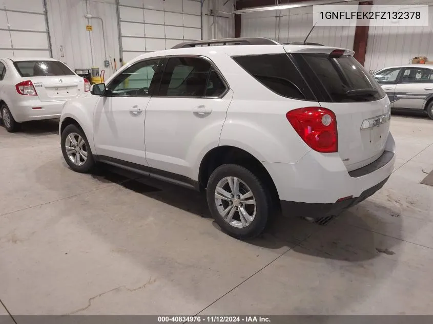 2015 Chevrolet Equinox 1Lt VIN: 1GNFLFEK2FZ132378 Lot: 40834976