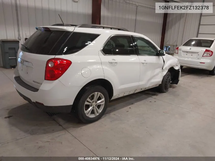 2015 Chevrolet Equinox 1Lt VIN: 1GNFLFEK2FZ132378 Lot: 40834976