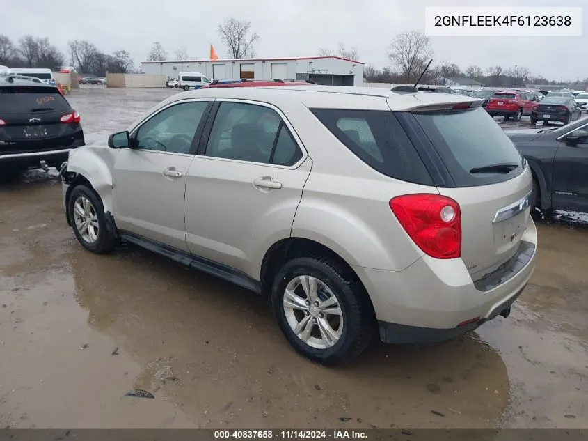 2015 Chevrolet Equinox Ls VIN: 2GNFLEEK4F6123638 Lot: 40837658