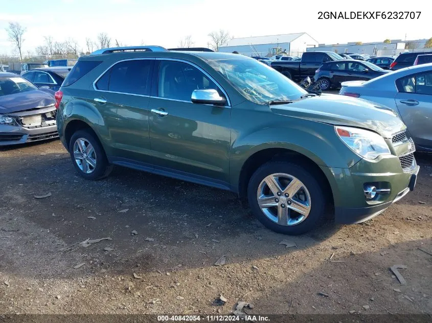 2015 Chevrolet Equinox Ltz VIN: 2GNALDEKXF6232707 Lot: 40842054