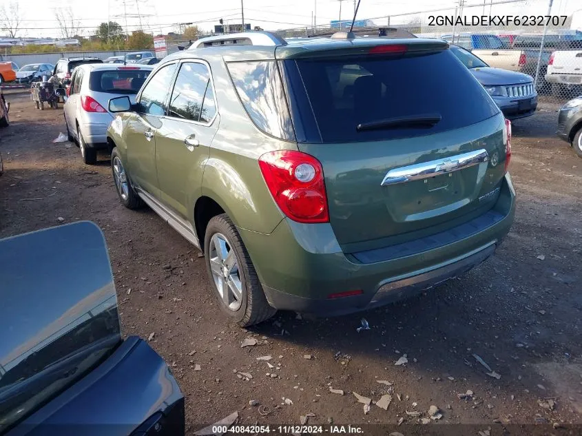 2015 Chevrolet Equinox Ltz VIN: 2GNALDEKXF6232707 Lot: 40842054