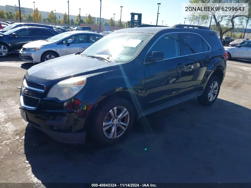 2015 Chevrolet Equinox 1Lt VIN: 2GNALBEK9F6299643 Lot: 40843324