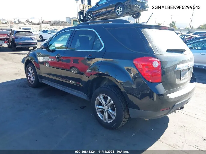 2015 Chevrolet Equinox 1Lt VIN: 2GNALBEK9F6299643 Lot: 40843324