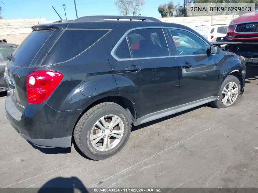 2015 Chevrolet Equinox 1Lt VIN: 2GNALBEK9F6299643 Lot: 40843324