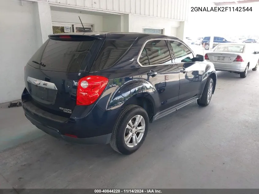 2015 Chevrolet Equinox Ls VIN: 2GNALAEK2F1142544 Lot: 40844228