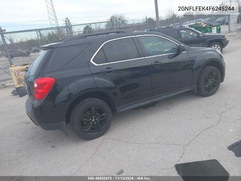 2015 Chevrolet Equinox 1Lt VIN: 2GNFLFEK4F6245244 Lot: 40852875