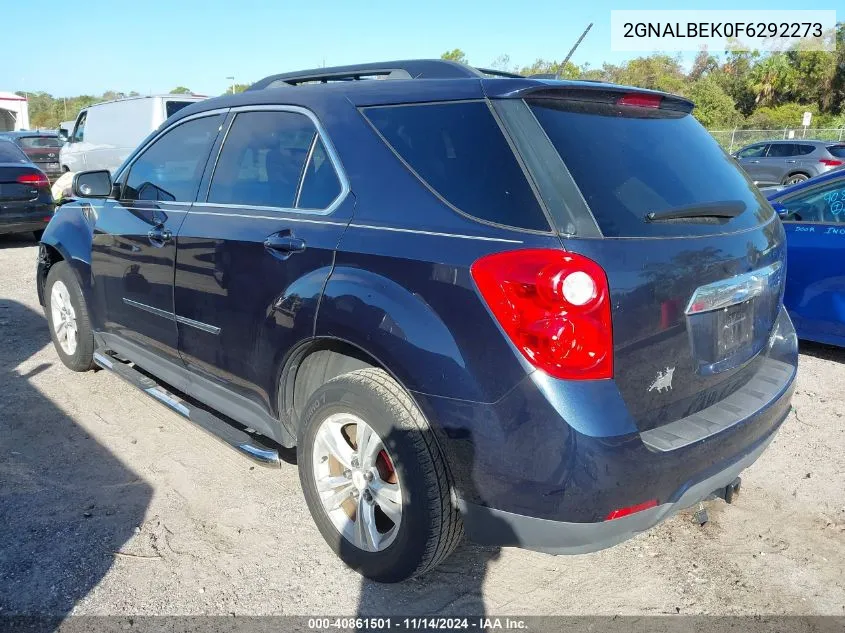 2015 Chevrolet Equinox 1Lt VIN: 2GNALBEK0F6292273 Lot: 40861501