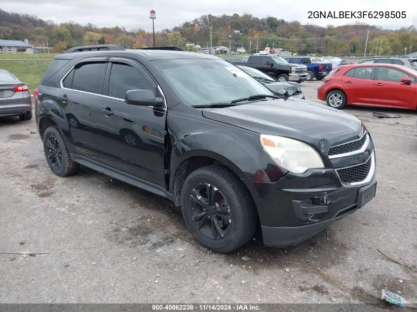 2015 Chevrolet Equinox 1Lt VIN: 2GNALBEK3F6298505 Lot: 40862238