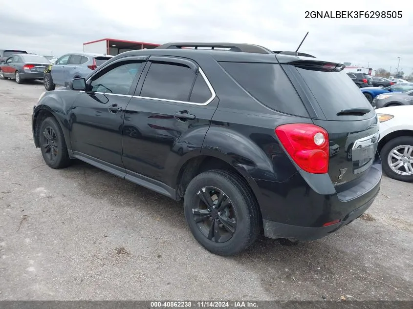 2015 Chevrolet Equinox 1Lt VIN: 2GNALBEK3F6298505 Lot: 40862238