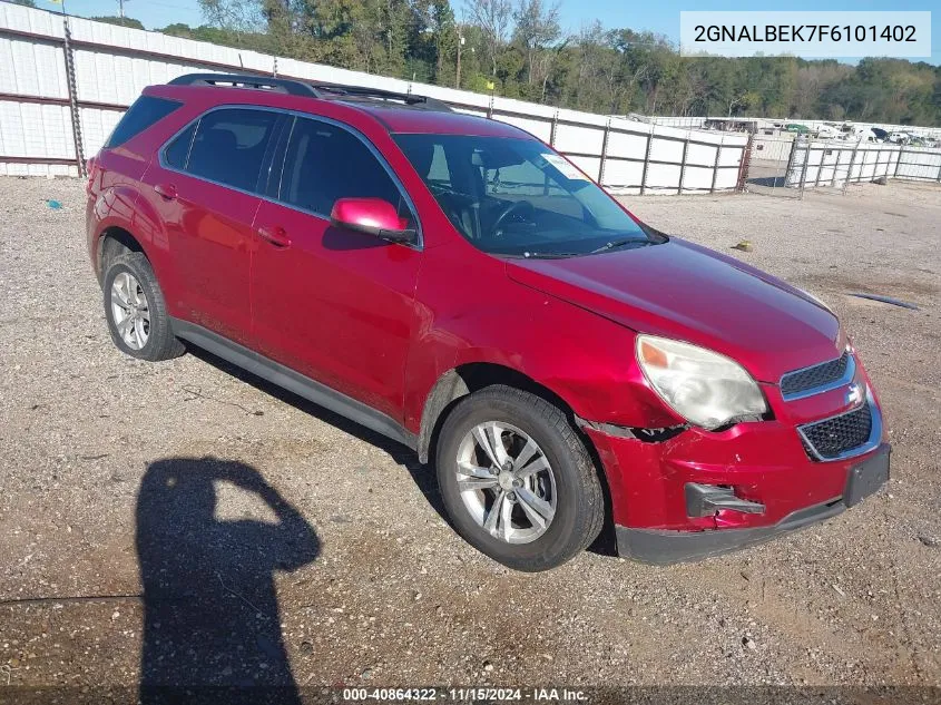 2015 Chevrolet Equinox 1Lt VIN: 2GNALBEK7F6101402 Lot: 40864322