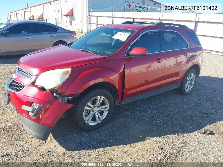 2015 Chevrolet Equinox 1Lt VIN: 2GNALBEK7F6101402 Lot: 40864322