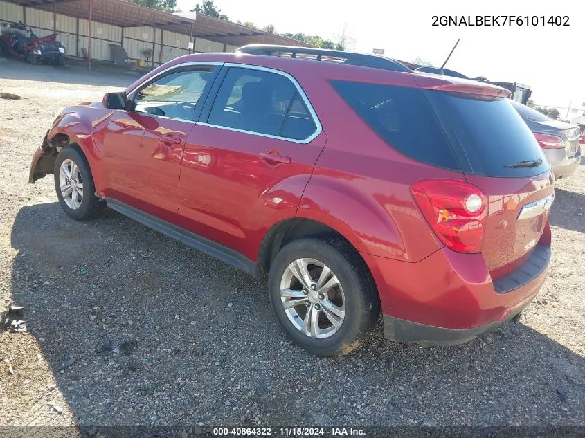 2015 Chevrolet Equinox 1Lt VIN: 2GNALBEK7F6101402 Lot: 40864322