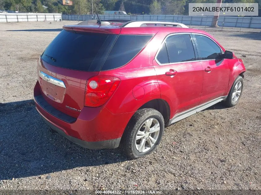 2015 Chevrolet Equinox 1Lt VIN: 2GNALBEK7F6101402 Lot: 40864322