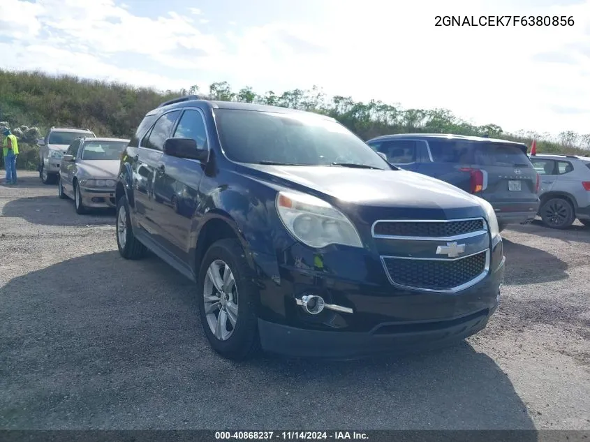 2015 Chevrolet Equinox 2Lt VIN: 2GNALCEK7F6380856 Lot: 40868237