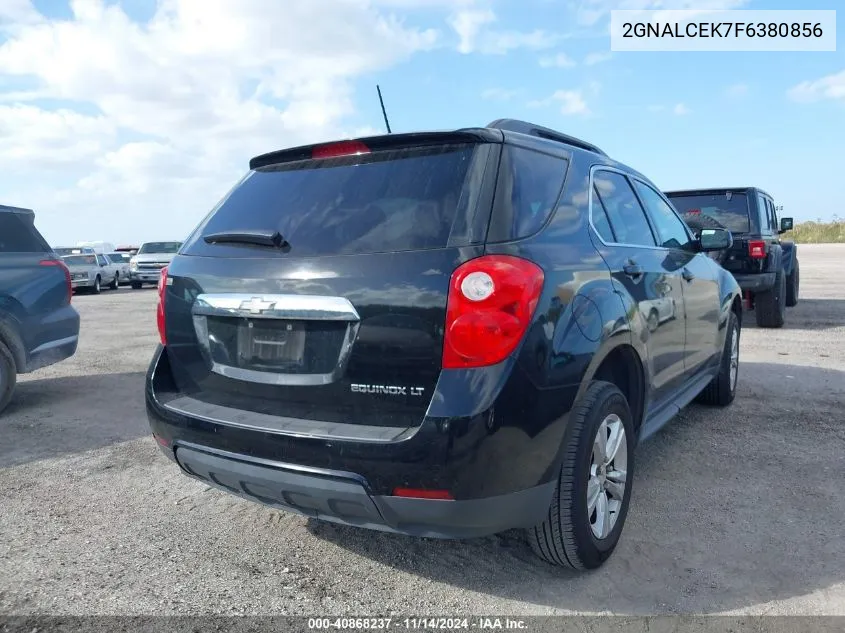 2015 Chevrolet Equinox 2Lt VIN: 2GNALCEK7F6380856 Lot: 40868237