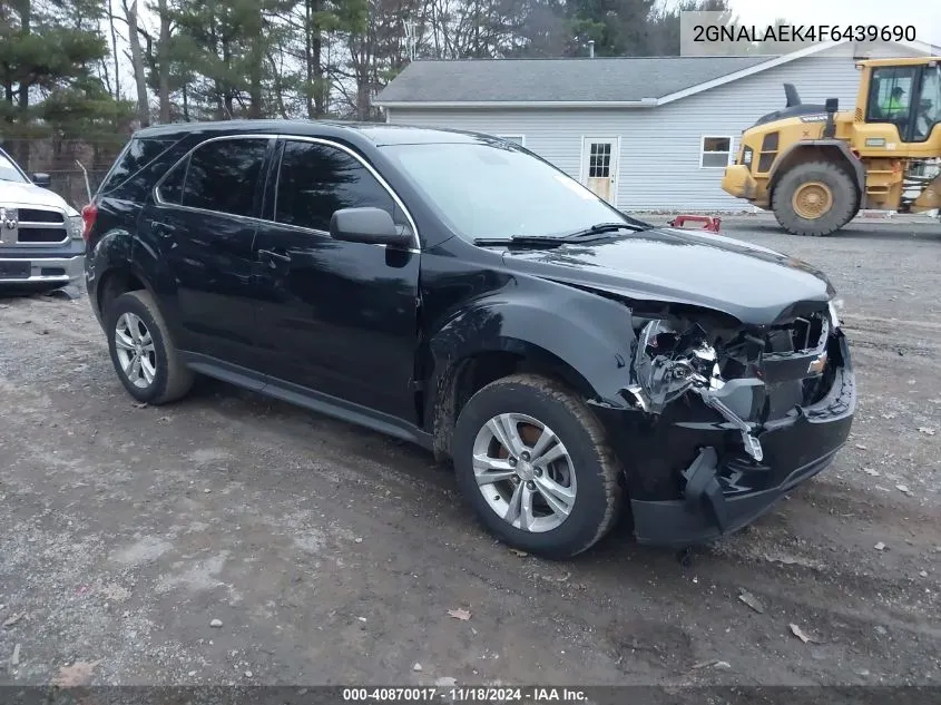 2015 Chevrolet Equinox Ls VIN: 2GNALAEK4F6439690 Lot: 40870017