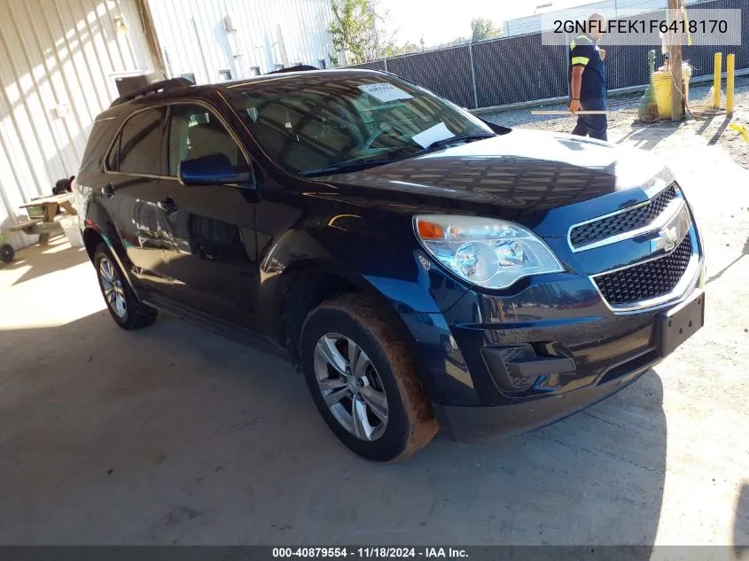 2015 Chevrolet Equinox 1Lt VIN: 2GNFLFEK1F6418170 Lot: 40879554