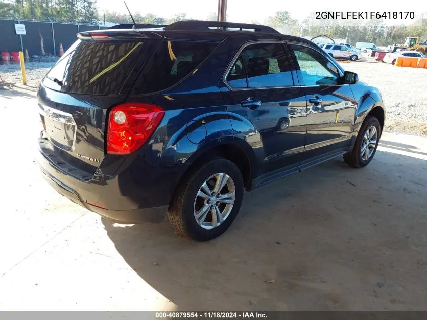 2015 Chevrolet Equinox 1Lt VIN: 2GNFLFEK1F6418170 Lot: 40879554