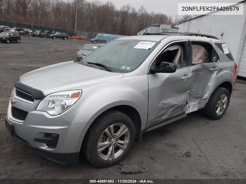 2015 Chevrolet Equinox 1Lt VIN: 2GNFLFEK2F6426679 Lot: 40891452