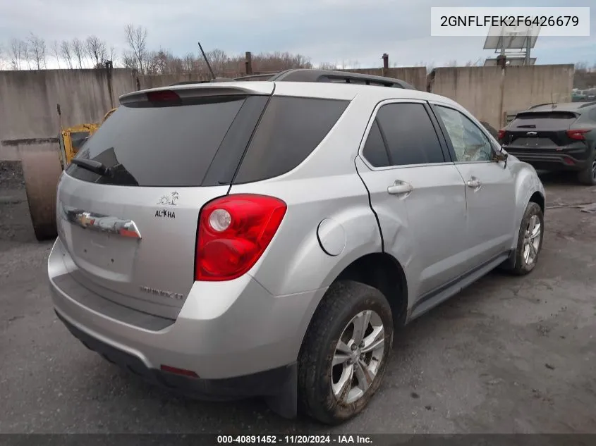 2015 Chevrolet Equinox 1Lt VIN: 2GNFLFEK2F6426679 Lot: 40891452