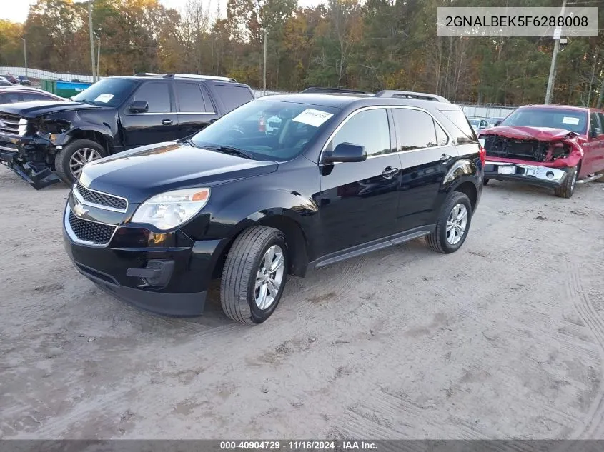 2015 Chevrolet Equinox 1Lt VIN: 2GNALBEK5F6288008 Lot: 40904729